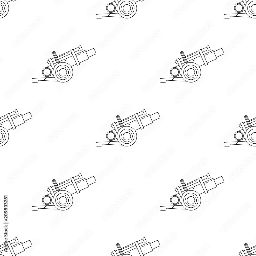 Poster a gun icon. element of army icon for mobile concept and web apps. pattern repeat seamless a gun icon