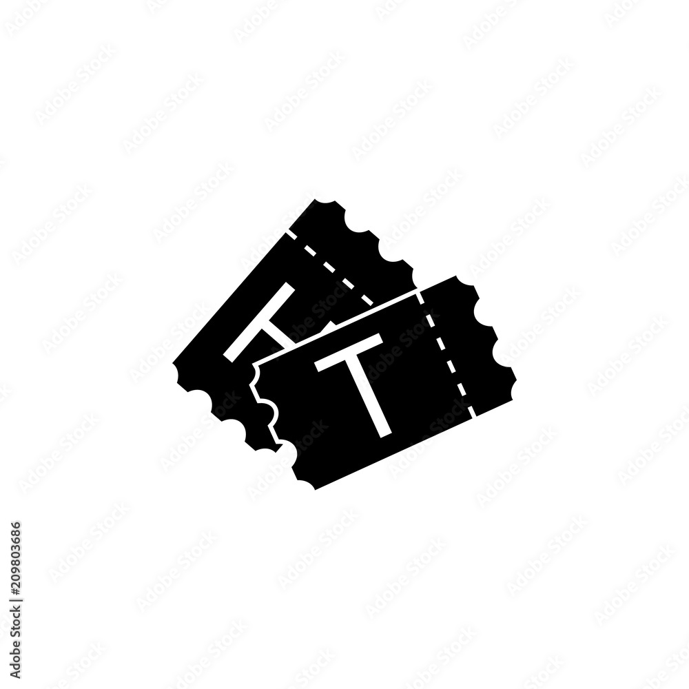 Aufkleber tickets to the zoo icon. element of animals icon for mobile concept and web apps. detailed tickets t