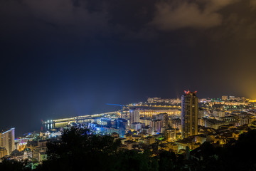 Monaco bei Nacht