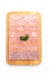 bacon barbecue sliced