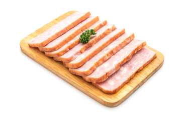 bacon barbecue sliced
