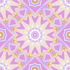 Seamless floral pattern with modern style ornament on color background. For wallpaper, cover book, fabric, scrapbooks.