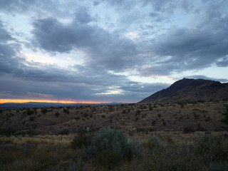 Fototapeta na wymiar New Mexico Sunset