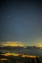 Fototapeta premium Stars over a lake
