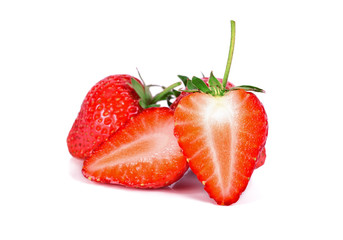 Strawberry isolated on white background