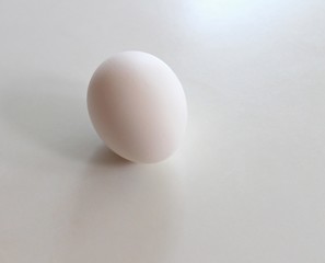 Single whole egg in the shell.