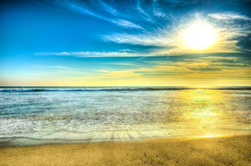 Obraz premium sandy sunset
