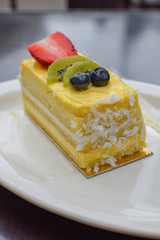 Mango Mousse Cake