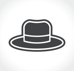 hat on white background