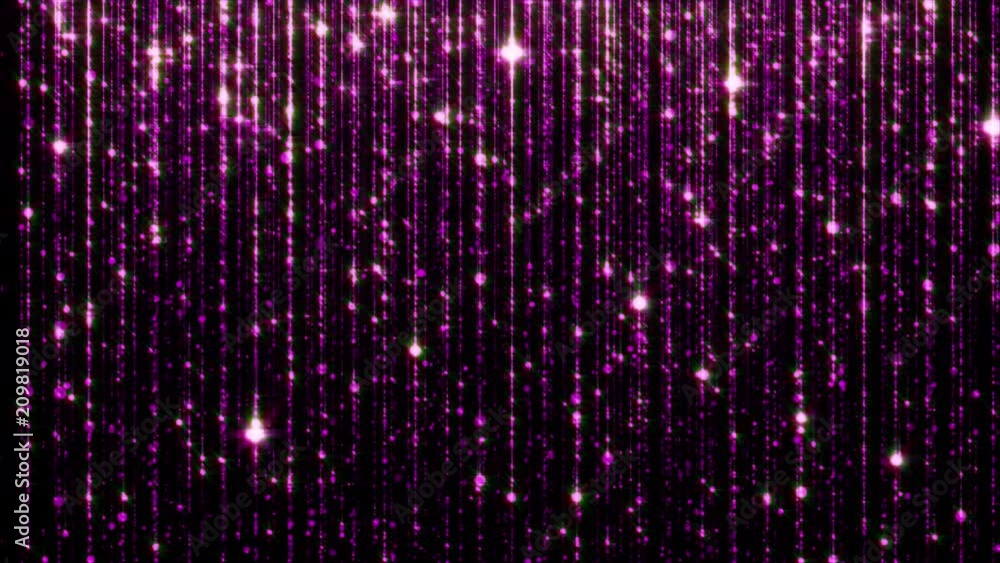 Poster abstract falling bright particles. glamorous rain for background. abstract background with bright li