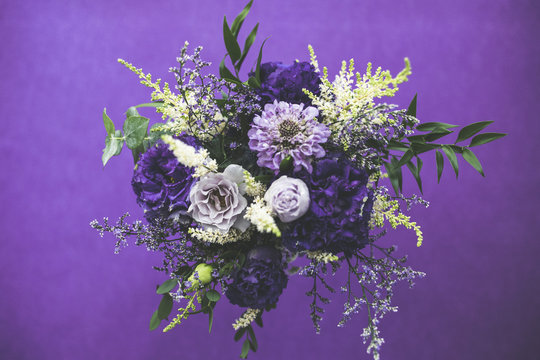 Fototapeta 紫色の花束