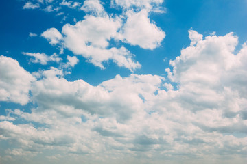 Naklejka na ściany i meble Background cloudy blue sky
