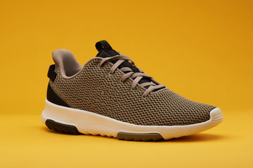 Brown sport shoe for running © PixieMe