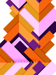 Multicolored abstract geometric shapes, geometry background for web banner