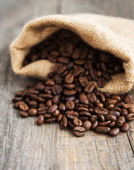 Roasted coffee beans