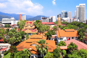 Pulau Tikus, thai Buddhist temple, Georgetown, Penang island, Malaysia