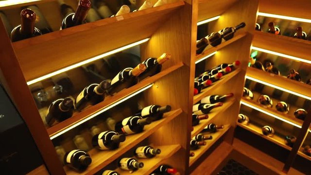 Wine Cabinet with collection wines