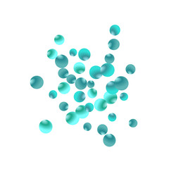 Modern background with bubbles. Cute Pattern for Postcard, Print, Banner or Poster. Vector Texture in Trendy Style