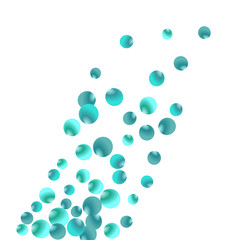 Modern background with bubbles. Cute Pattern for Postcard, Print, Banner or Poster. Vector Texture in Trendy Style