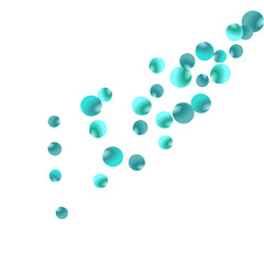 Modern background with bubbles. Cute Pattern for Postcard, Print, Banner or Poster. Vector Texture in Trendy Style