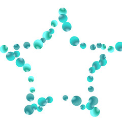 Modern background with bubbles. Cute Pattern for Postcard, Print, Banner or Poster. Vector Texture in Trendy Style