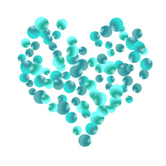 Modern background with bubbles. Cute Pattern for Postcard, Print, Banner or Poster. Vector Texture in Trendy Style