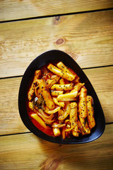 Tteokbokki, Korean spicy rice cake 