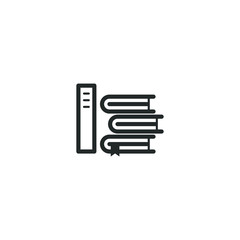 Flat book icon