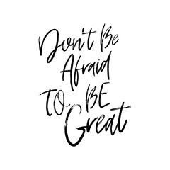 Vector typography poster