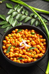 Famous Indian channa masala.chick pea curry.