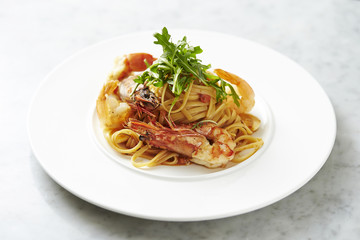 King prawn fettuccine 