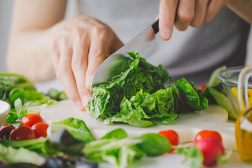 Process of making vegetarian salad