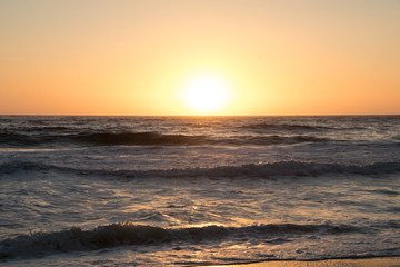 Obraz na płótnie Canvas Ocean Beach Sunset