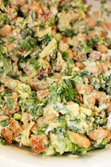 Salad with mayonnaise