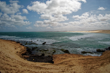 Fototapeta na wymiar Island Boa Vista in Cape Verde, landscape - seaside