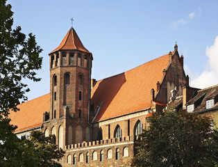 Fototapeta na wymiar Church of St. Nicholas in Gdansk. Poland