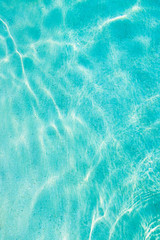 Shallow turquoise ocean water