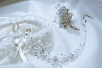 Beautiful wedding jewel for bride and groom