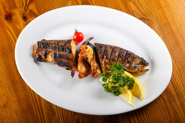 Grilled trout