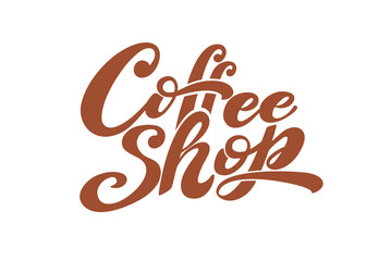 Coffee shop logo. Vector illustration