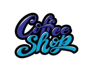 Coffee shop logo. Vector illustration