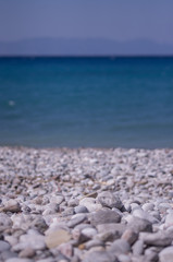 Kamienna plaża na Rodos