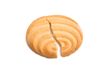 butter biscuits isolated