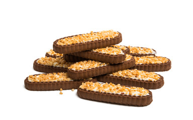 nut cookie isolated
