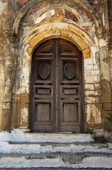 Fototapeta na wymiar Symi, Grecja - rustykalne drzwi