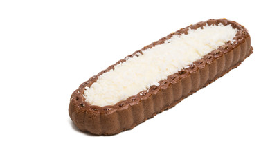 coconut biscuits isolated