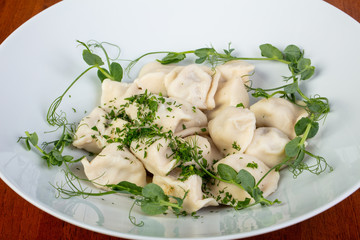 Delicious boiled dumplings