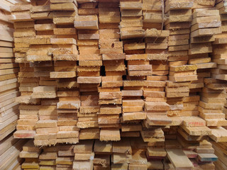 Big stack of wooden