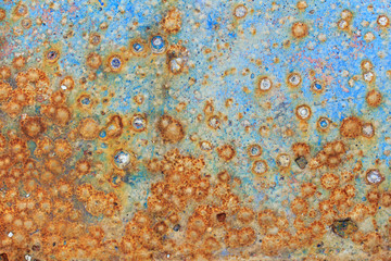 Rusty metal texture, Abstract colorful image