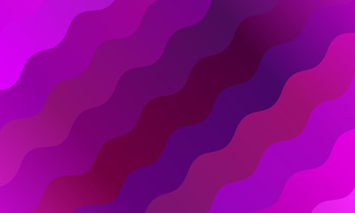 Vibrant gradient. Colorful geometric background. Wavy pattern. Fluid shapes composition. Minimal design. Vector illustration